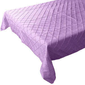 Pintuck Taffeta Tablecloth Lavender