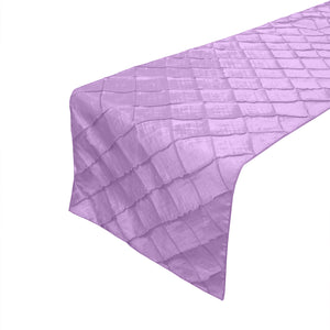 Pintuck Taffeta Table Runner - Lavender