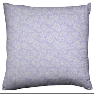 Botanic Flower Pattern Floral Print Decorative Cotton Throw Pillow/Sham Cushion Cover - Lavender