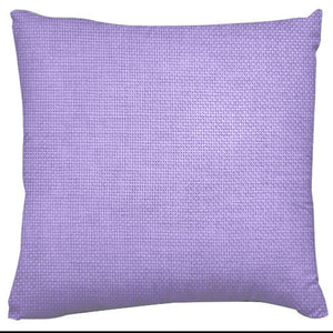 Faux Burlap Woven Texture Throw Pillow/Sham Cushion Cover Lavender