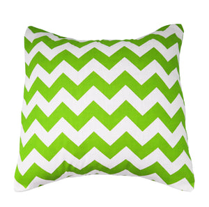 Cotton Chevron Decorative Throw Pillow/Sham Cushion Cover Lime