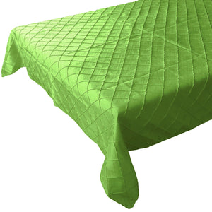 Pintuck Taffeta Tablecloth Lime Green