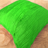 Crushed Taffeta Decorative Throw Pillow/Sham Cushion Cover Lime