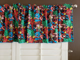 100% Cotton Window Valance 42" Wide Marvels Avengers Allover