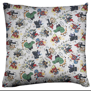 Marvel Themed Decorative Throw Pillow/Sham Cushion Cover Cartoon Heroes in Action
