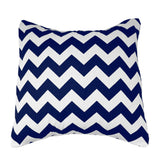 Cotton Chevron Decorative Throw Pillow/Sham Cushion Cover Navy
