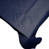 Faux Silk Dupioni Tablecloth Navy