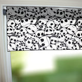 100% Cotton Window Valance 42" Wide Nightmare Before Christmas Scary Faces