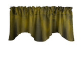 Shiny Satin Solid Scalloped Window Valance 58" Wide / 20" Tall
