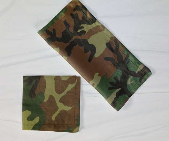 Cotton Camouflage Napkins 18