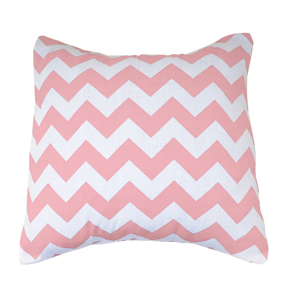 Cotton Chevron Decorative Throw Pillow/Sham Cushion Cover Pink