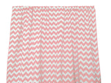 Cotton Curtain Zig-zag Chevron Print 58 Inch Wide - Pink