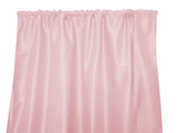Faux Silk Solid Dupioni Window Curtain 56 Inch Wide - Pink