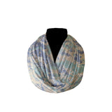 Cotton Blend Infinity Scarf Camouflage Print