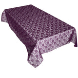 Sheer Lace Tablecloth Overlay Wedding and Party Decoration Plum