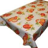 Cotton Tablecloth Fruits Print Pumpkin Slices