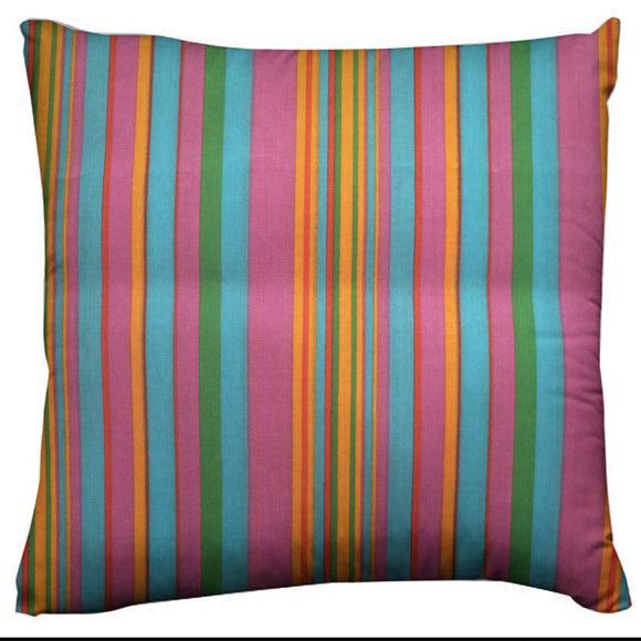 Cotton Multi Stripe Decorative Throw Pillow/Sham Cushion Cover Blue Purple