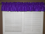 Pintuck Window Valance 52" Wide Purple