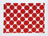 Large Circle Dots Print Cotton Dinner Table Placemats Holiday Home Decoration 13" x 19" (Pack of 4)