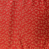 Heavy Brocade Shiny Tinsel Threads Candy Cane Design Fabric 56" Wide by 180"(5-Yards) for Arts, Crafts, & Sewing