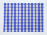 Gingham Checkered Cotton Dinner Table Placemats Holiday Home Decoration 13" x 19" (Pack of 4)
