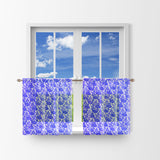 Floral Lace Café Tier Curtains Window Treatment Kitchen Home Décor