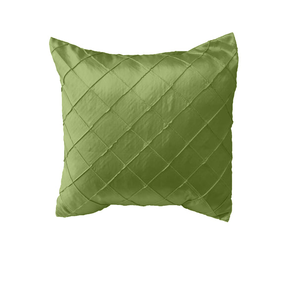 Pintuck Taffeta Decorative Throw Pillow/Sham Cushion Cover Sage