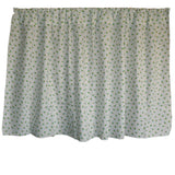 Cotton Curtain Floral Print 58 Inch Wide Tiny Flower Dots Green