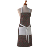 Cotton Apron - Small Flowers Allover - Kitchen BBQ Restaurant Cooking Painters Artists - Full Apron or Waist Apron