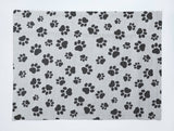 Animal Paw Prints Cotton Dinner Table Placemats Holiday Home Decoration 13" x 19" (Pack of 4)