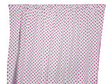 Cotton Curtain Polka Dots Print 58 Inch Wide / Small Dots - Fuchsia on White