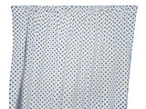 Cotton Curtain Polka Dots Print 58 Inch Wide / Small Dots - Navy on White