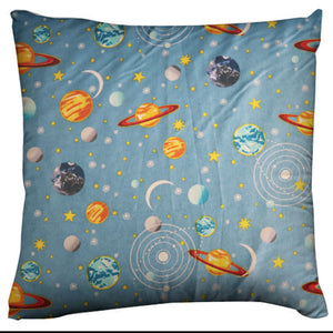 Flannel Throw Pillow/Sham Cushion Cover Solar System