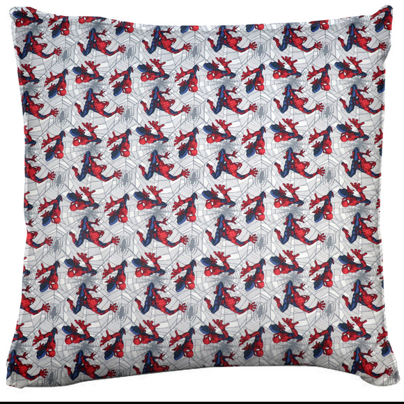Marvel Themed Decorative Throw Pillow/Sham Cushion Cover Spiderman Web Crawl