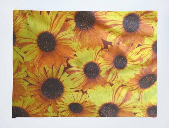 Sunflowers Print Cotton Dinner Table Placemats Holiday Home Decoration 13