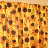 Cotton Curtain Floral Print 58 Inch Wide Sunflowers Allover