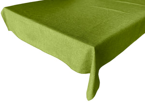 Faux Burlap Solid Tablecloth - Lime Green