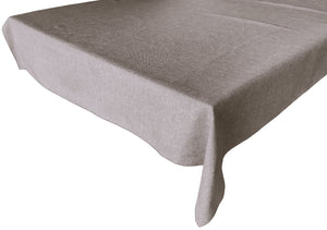 Faux Burlap Solid Tablecloth - Frosted Wheat