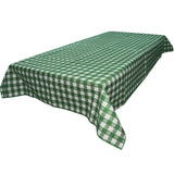 Cotton Tablecloth Checkered Print Tavern Check Green