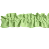 Solid Poplin Curtain Valance Sleeve Topper - Tea Green