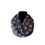 Cotton Infinity Scarf Fall and Halloween Prints