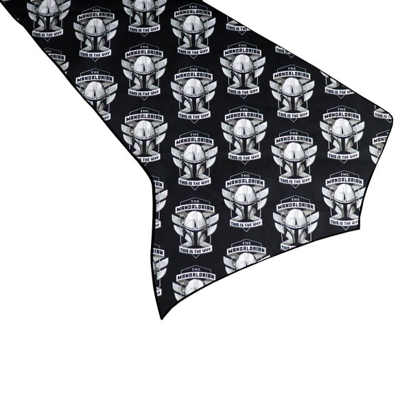 100% Cotton Table Runner Birthday / Event Decoration Star Wars The Mandalorian This Is The Way