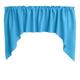 Poplin Solid Swag Window Valance 72" Wide / 36" Tall