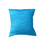 Crushed Taffeta Decorative Throw Pillow/Sham Cushion Cover Turquoise