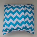 Cotton Chevron Decorative Throw Pillow/Sham Cushion Cover Turquoise