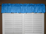 Crinkle Taffeta Window Valance 52" Wide - Turquoise
