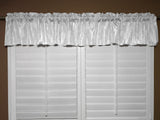 Crinkle Taffeta Window Valance 52" Wide - White