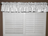 Pintuck Window Valance 52" Wide White