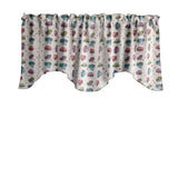 Scalloped Valance Cotton Cars and Trucks Print 58" Wide / 20" Tall