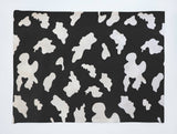 Cow Print Cotton Dinner Table Placemats Holiday Home Decoration 13" x 19" (Pack of 4)